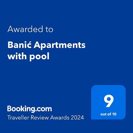 Banic Apartments With Pool Biograd Na Moru Eksteriør bilde